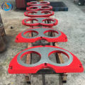 Construction Machinery Parts Concrete Pump wear plate and PM cutting ring